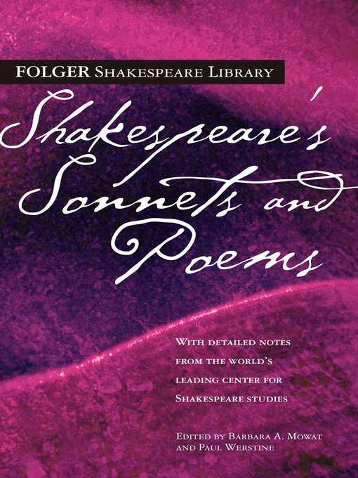 Title details for Shakespeare's Sonnets & Poems by William Shakespeare - Wait list